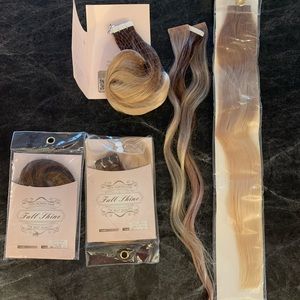 Lot of tape in hair extensions